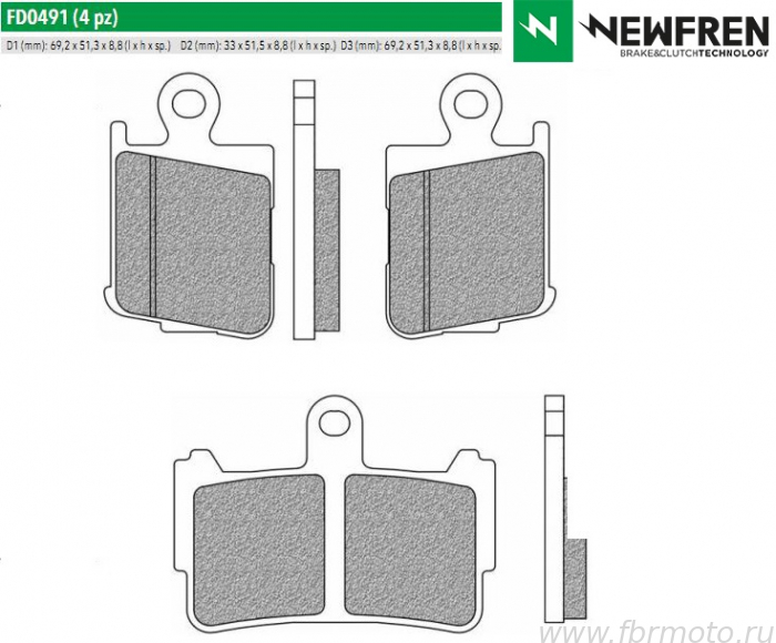 ��������� ������� Newfren FD0491SP