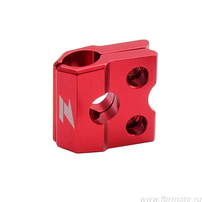 ����� ���������� ������ Zeta F-Brake Line Clamp XR/CRF Red