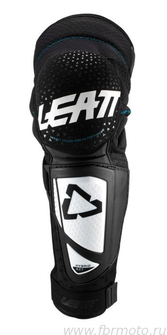����������� ������������ Leatt 3DF Hybrid Knee & Shin Guard EXT Junior White-Black