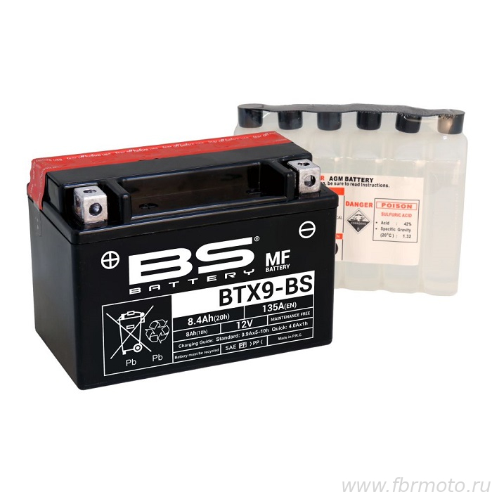 ����������� BS Battery BTX9-BS AGM