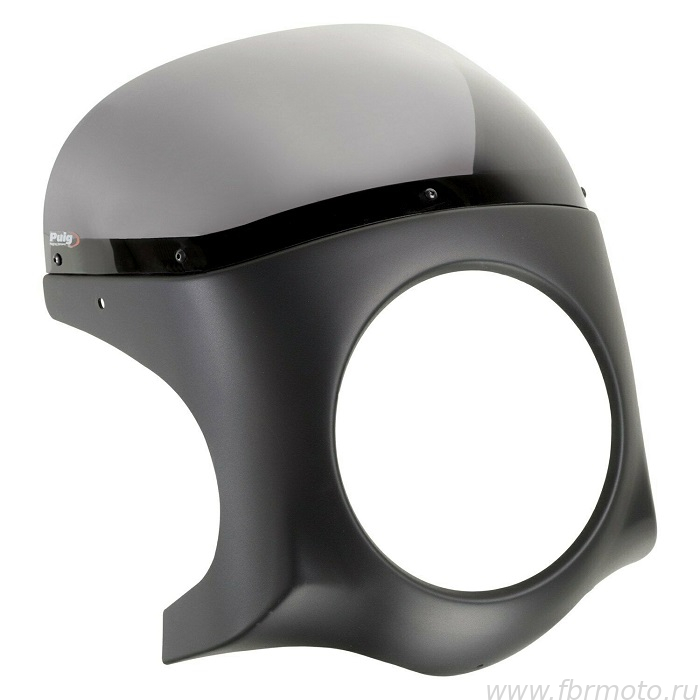 ���������� Puig Retro Semi-Fairing d195mm Black-Smoke 
