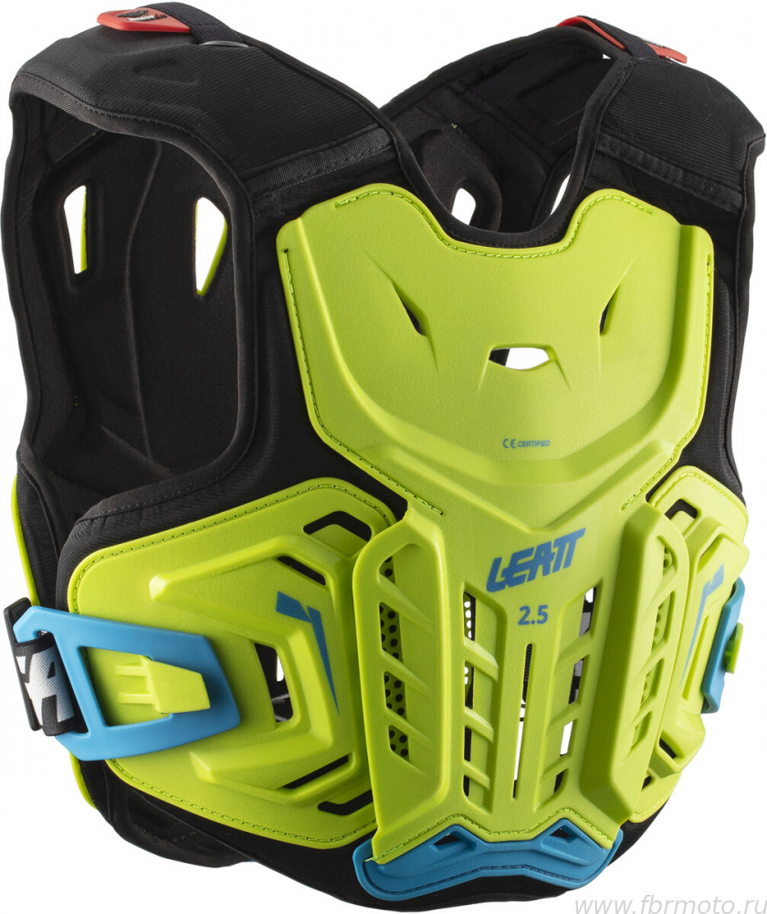 ������ ������� Leatt Chest Protector 2.5 Junior Lime-Blue 134-146cm